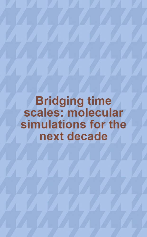 Bridging time scales: molecular simulations for the next decade