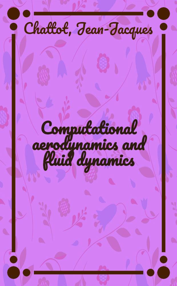 Computational aerodynamics and fluid dynamics : An introduction