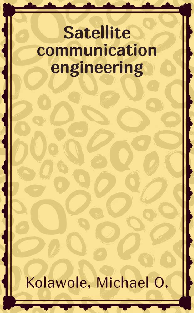 Satellite communication engineering