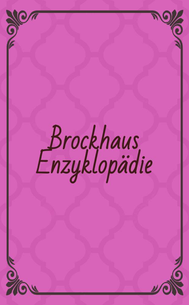 Brockhaus Enzyklopädie : Jahrbuch