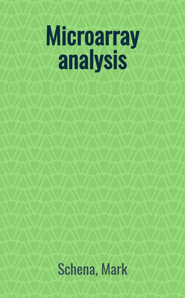 Microarray analysis