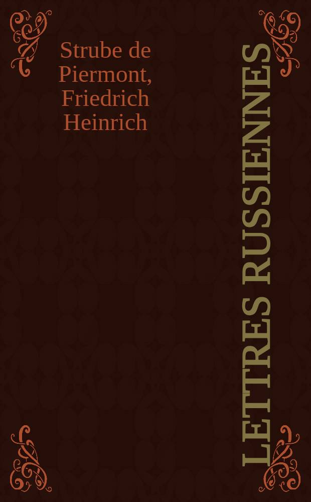 Lettres russiennes