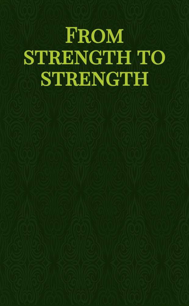 From strength to strength : A pictorial history of the George Washington univ., 1821 - 1996 = Все сильнее и могущественнее: иллюстрированная история университета Дж. Вашингтона (1821 - 1996).