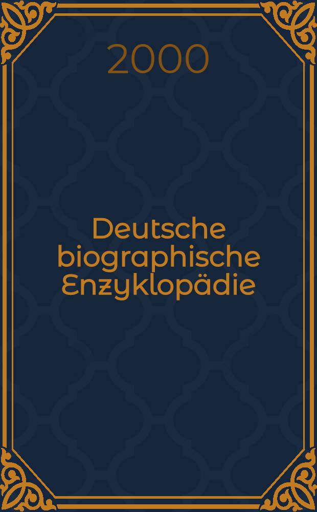 Deutsche biographische Enzyklopädie (DBE). Bd. 11/2 : Personenregister He-Z
