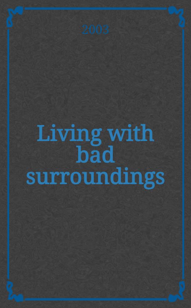 Living with bad surroundings : War a. existential uncertainty in Acholiland, Northern Uganda : Diss. = Жизнь с плохим окуружением: война и экзистенциальная неуверенность с Северной Уганде