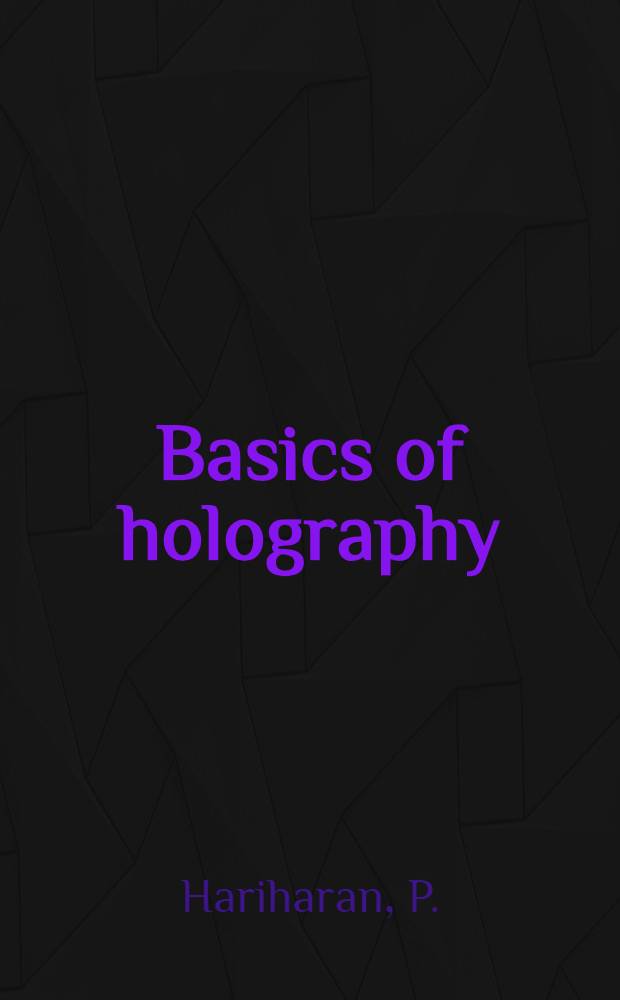 Basics of holography