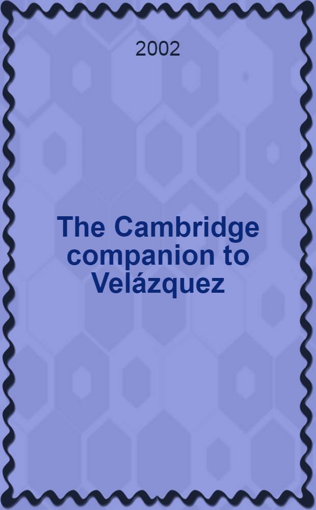 The Cambridge companion to Velázquez