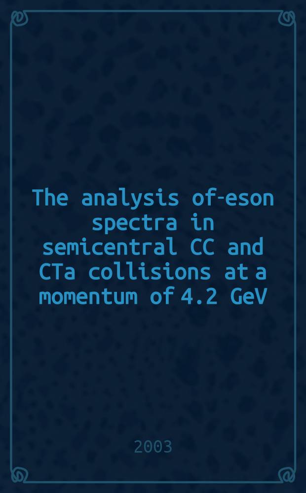 The analysis of -meson spectra in semicentral CC and CTa collisions at a momentum of 4.2 GeV/c per nucleon in terms of light front variables