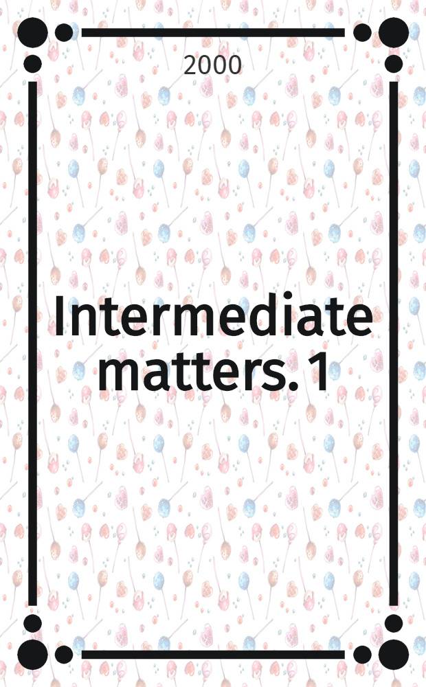 Intermediate matters. [1] : Students' book = Книга для учащихся