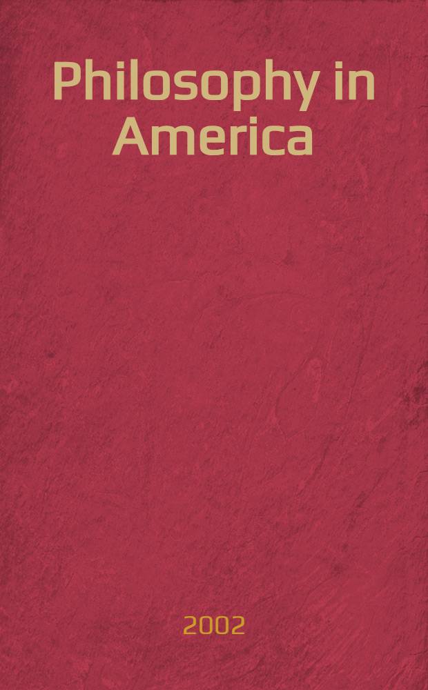 Philosophy in America : Essays = Философия Америки