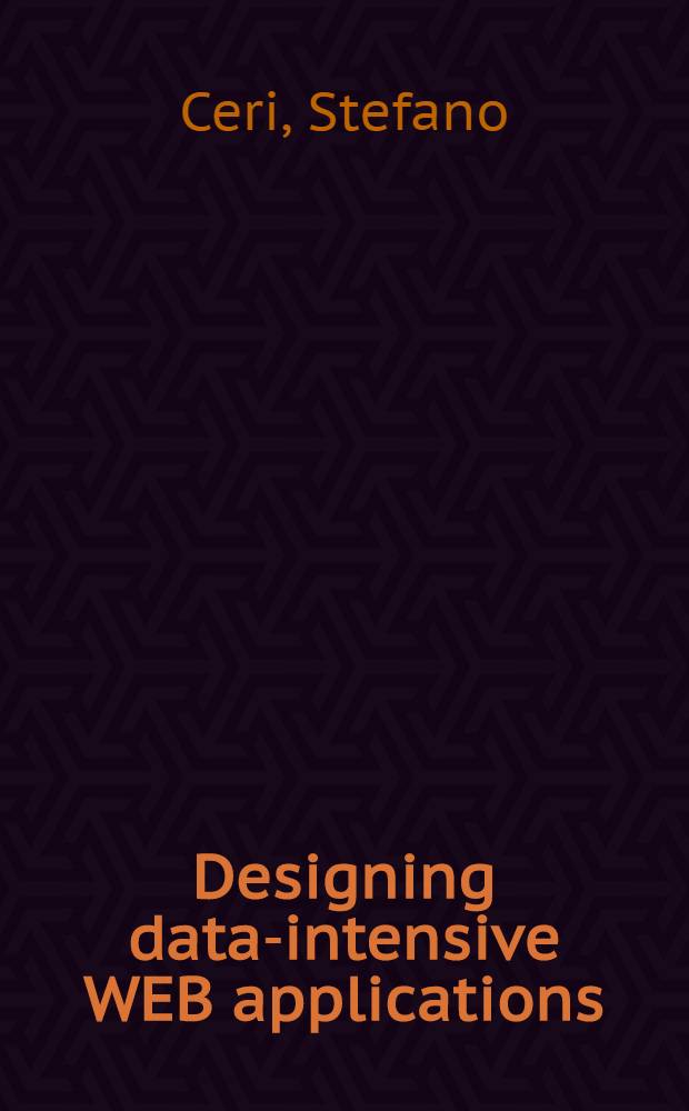 Designing data-intensive WEB applications