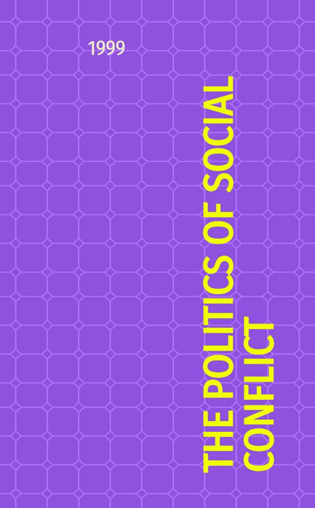 The politics of social conflict : The Peak Country, 1520-1770 = Политика социального конфликта: британская новая история, 1520-1770