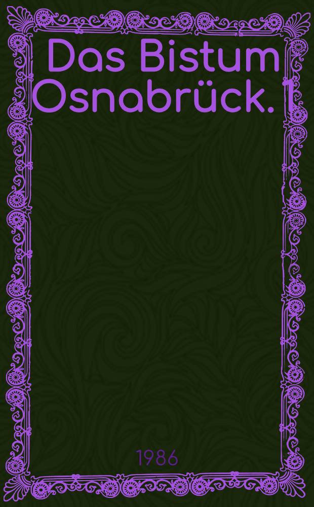 Das Bistum Osnabrück. 1 : Das Kanonissenstift und Benediktinerinnenkloster Herzebrock