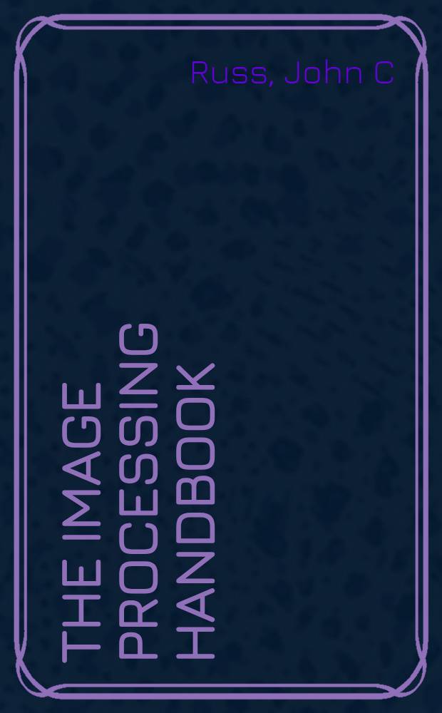 The image processing handbook
