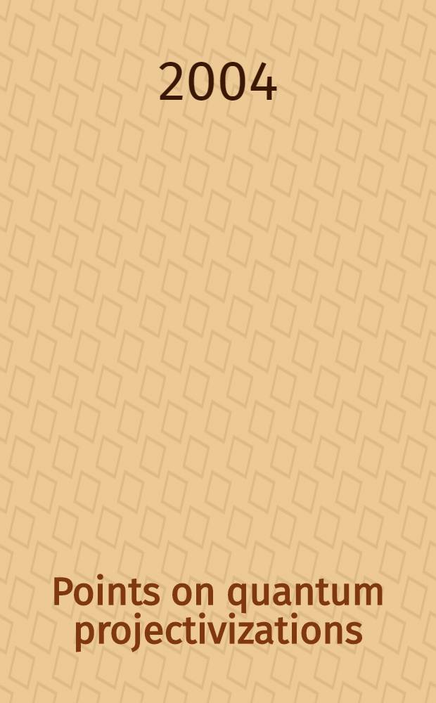 Points on quantum projectivizations