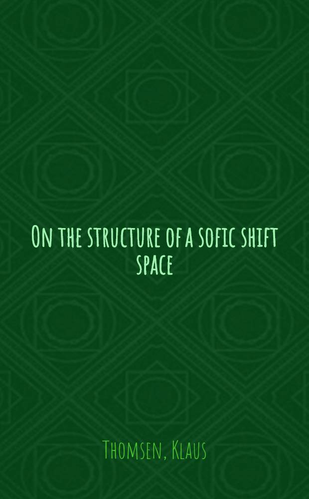 On the structure of a sofic shift space
