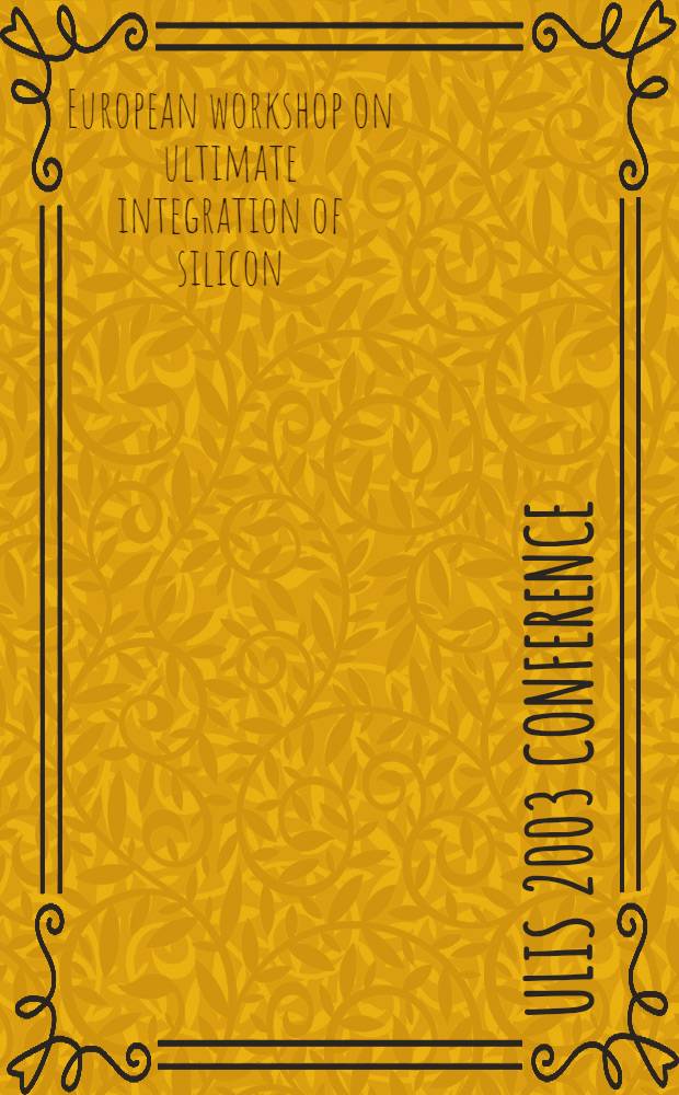 ULIS 2003 conference