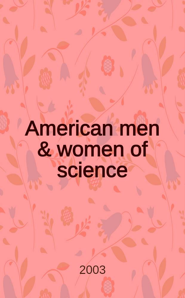 American men & women of science : A biogr. directory of today's leaders in phys., biol., a. related sciences. Vol. 6 : Q - S