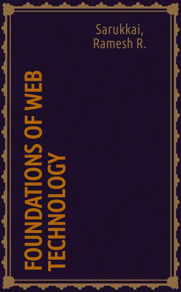 Foundations of Web technology