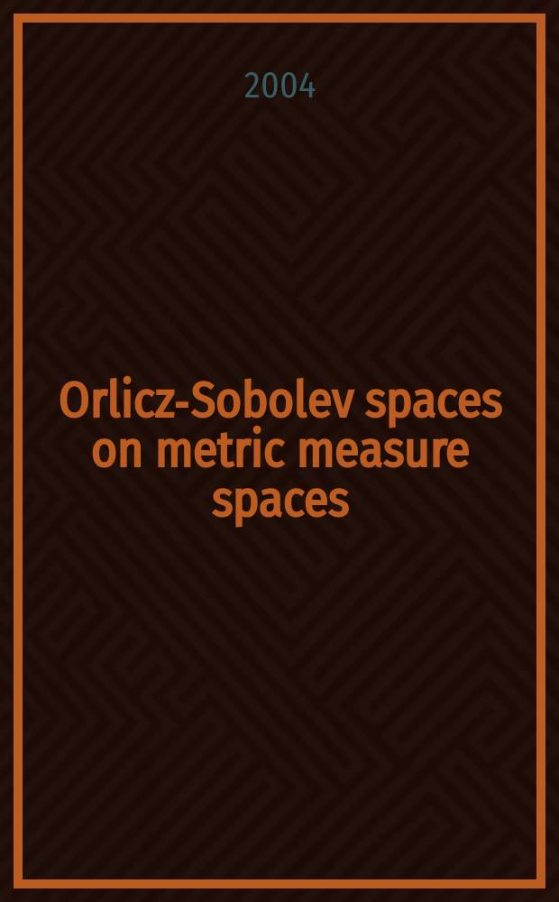Orlicz-Sobolev spaces on metric measure spaces
