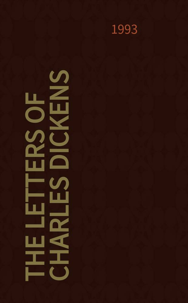 The letters of Charles Dickens = Письма Чарльза Диккенса