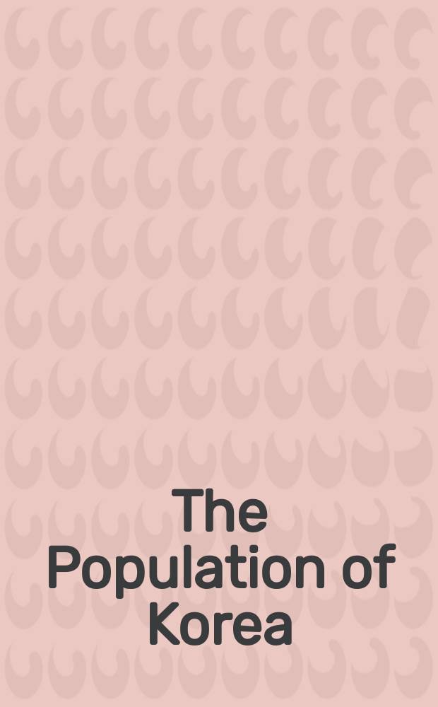 The Population of Korea = Население Кореи