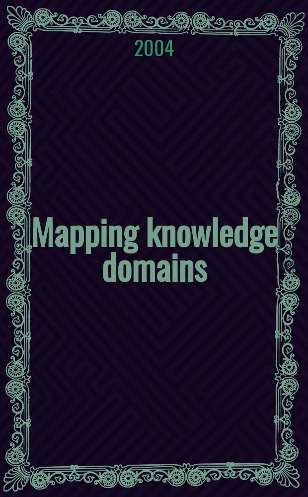 Mapping knowledge domains