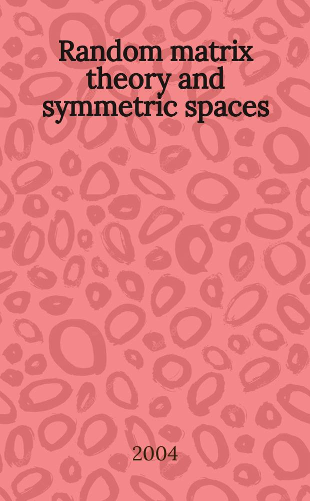 Random matrix theory and symmetric spaces
