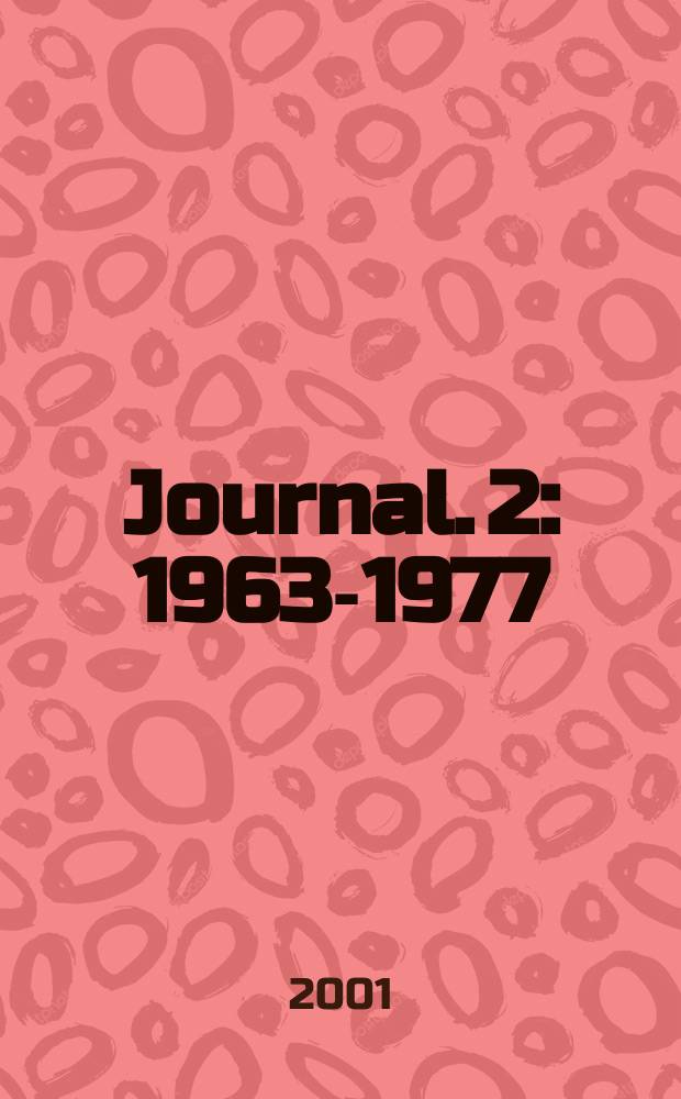 Journal. [2] : 1963-1977