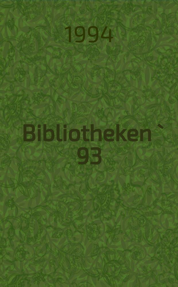 Bibliotheken ` 93