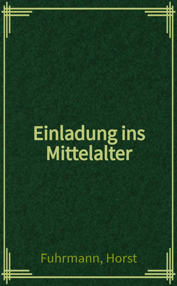 Einladung ins Mittelalter = Приглашение в средневековье