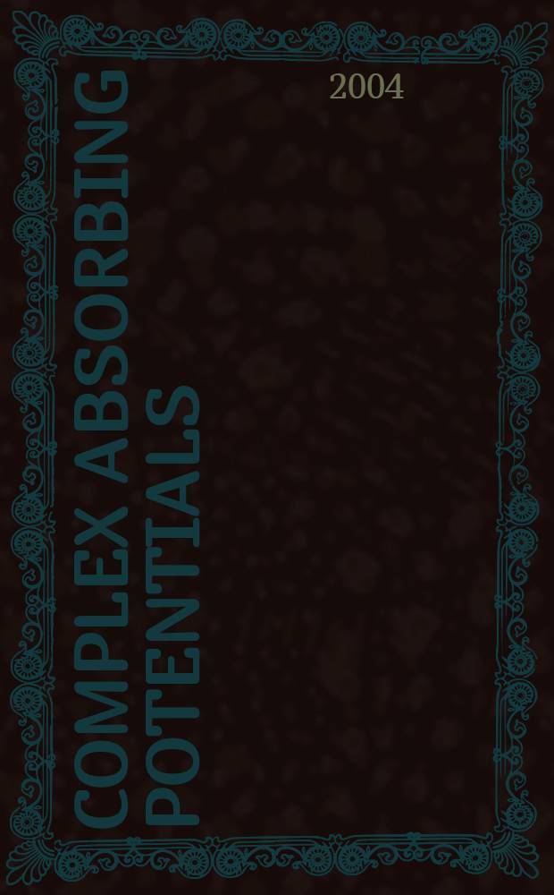 Complex absorbing potentials