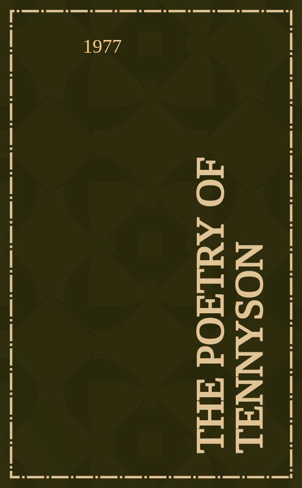 The poetry of Tennyson = Поэзия Теннисона