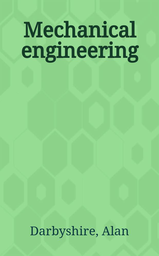 Mechanical engineering : BTEC Nat. option units