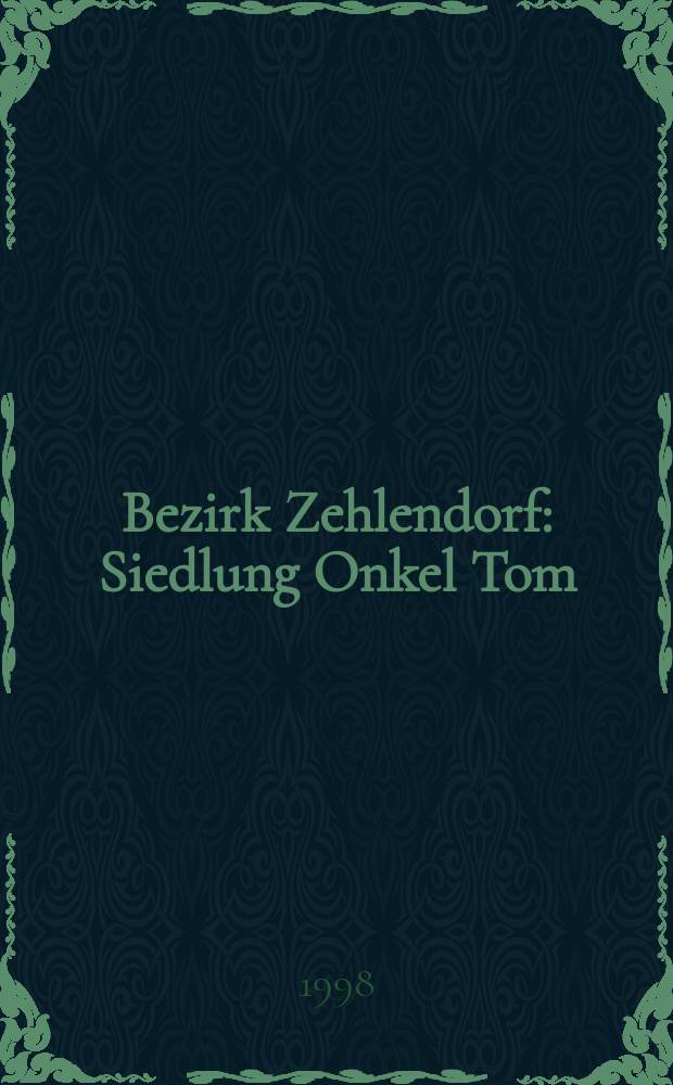 Bezirk Zehlendorf : Siedlung Onkel Tom : Einfamiliereihenhäuser 1929 : Archit.: Bruno Taut = Округ Целендорф. Поселение дяди Тома. Однофамильные дома 1929. Архитектор Бруно Таут.