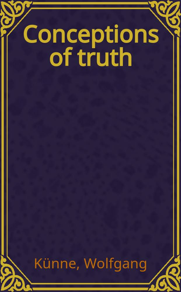 Conceptions of truth = Концепции истины