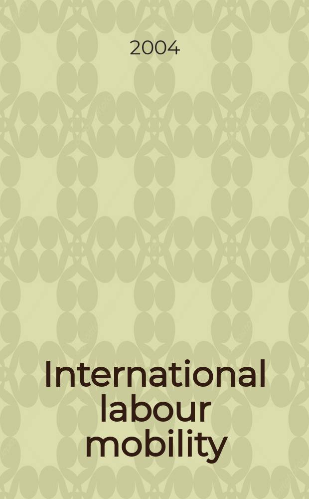 International labour mobility : Unemployment a. increasing returns to scale = Международный рынок труда