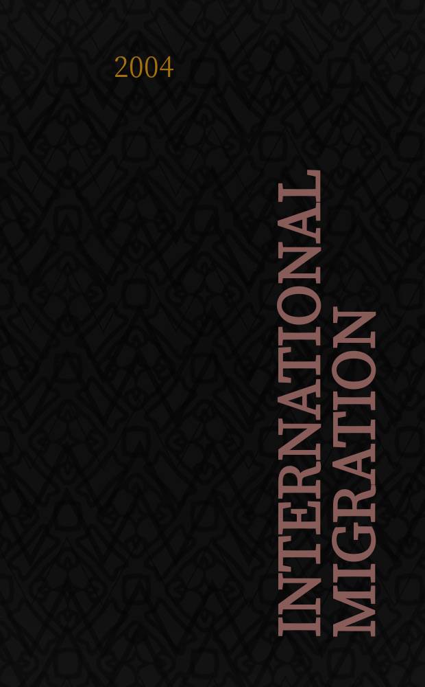 International migration : Prospects and policies in a global market : Based on the Symp. in Barcelona on May 7 through 10, 1997 = Международная миграция
