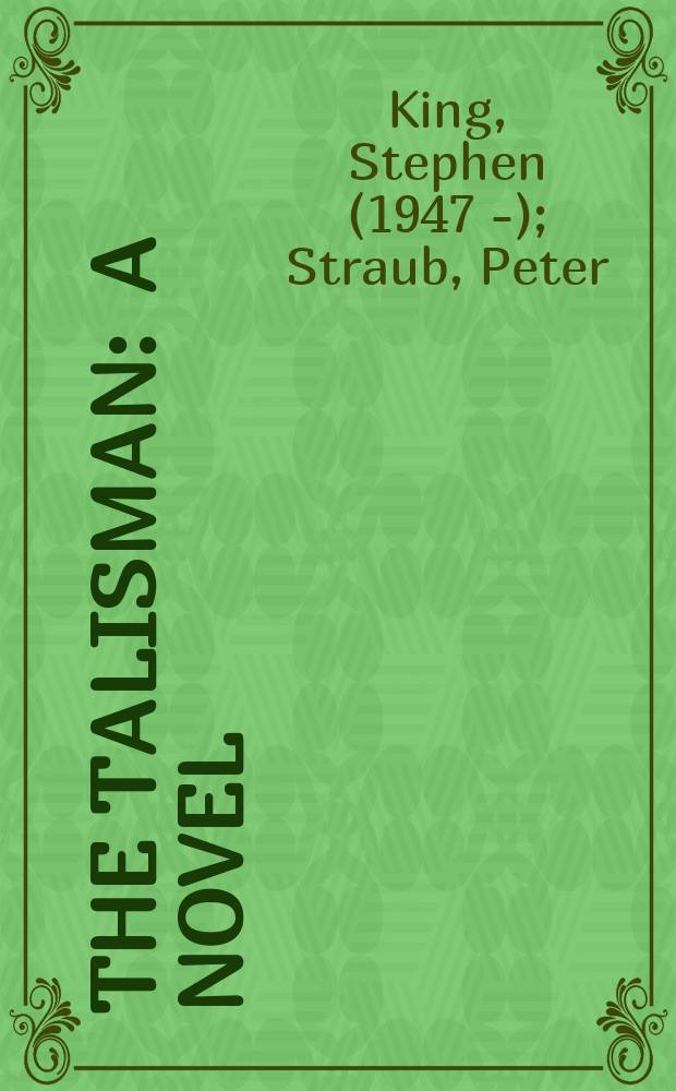 The talisman : A novel