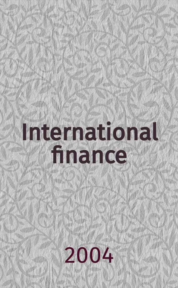 International finance: law and regulation = Международные финансы: право и управление