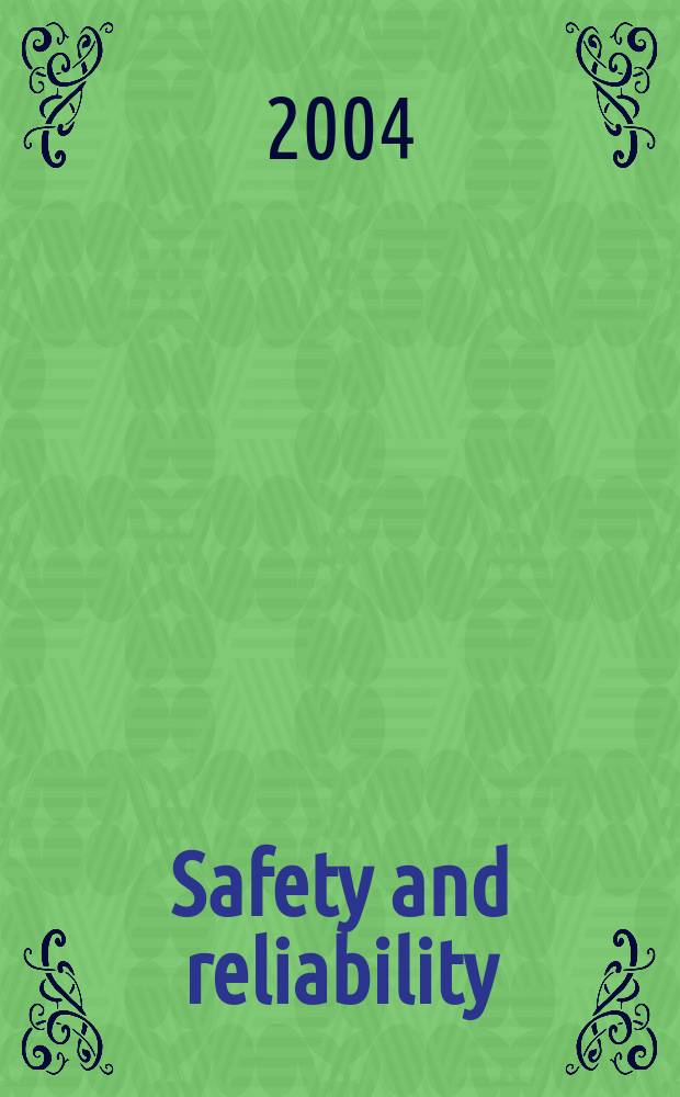 Safety and reliability : Papers presented at the Safety a. reability symp. of OMAE 2002 in Oslo = Безопасность и надежность