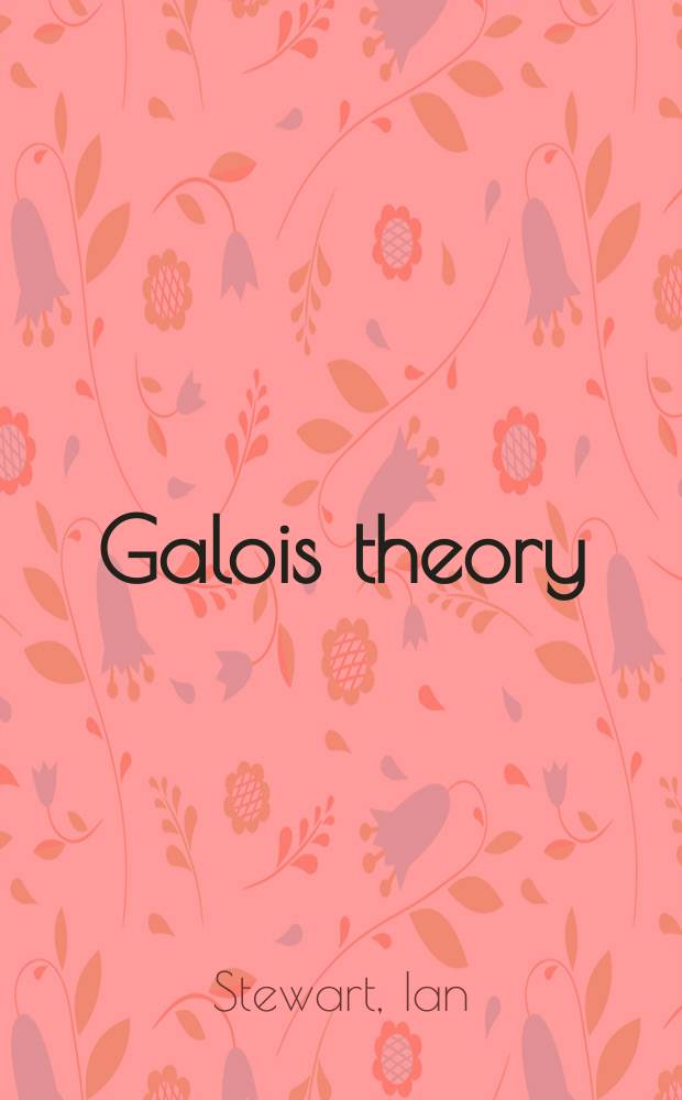 Galois theory