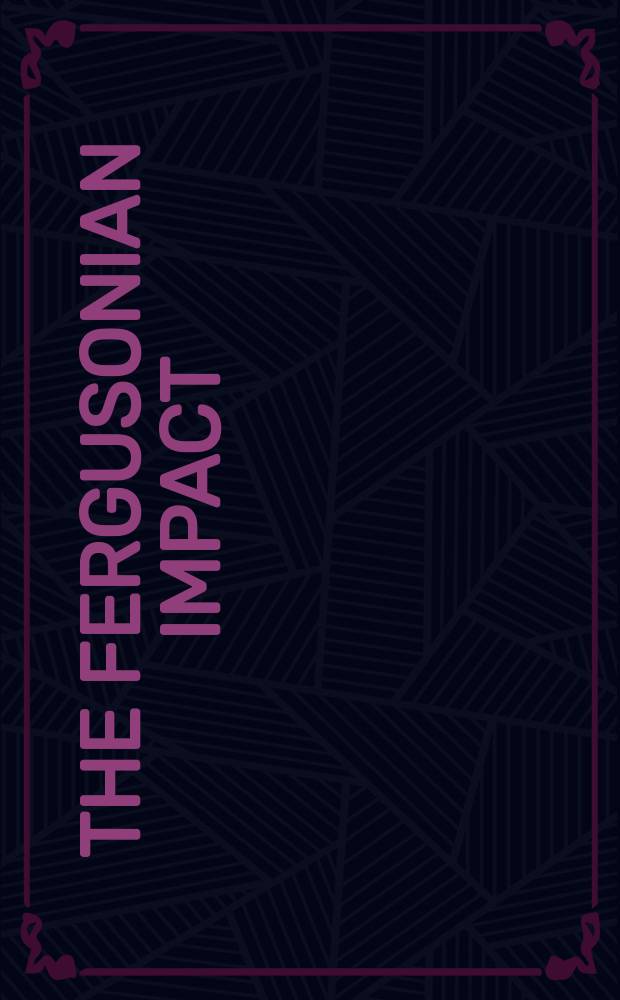 The Fergusonian impact : In honor of Charles A. Ferguson on the occasion of his 65th birthday = Влияние Фергюсона