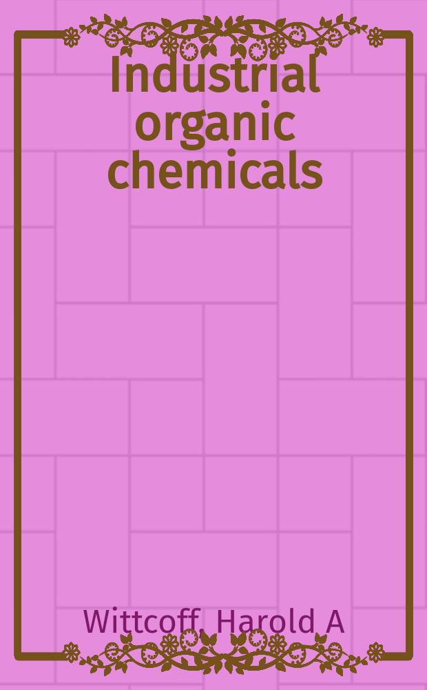 Industrial organic chemicals