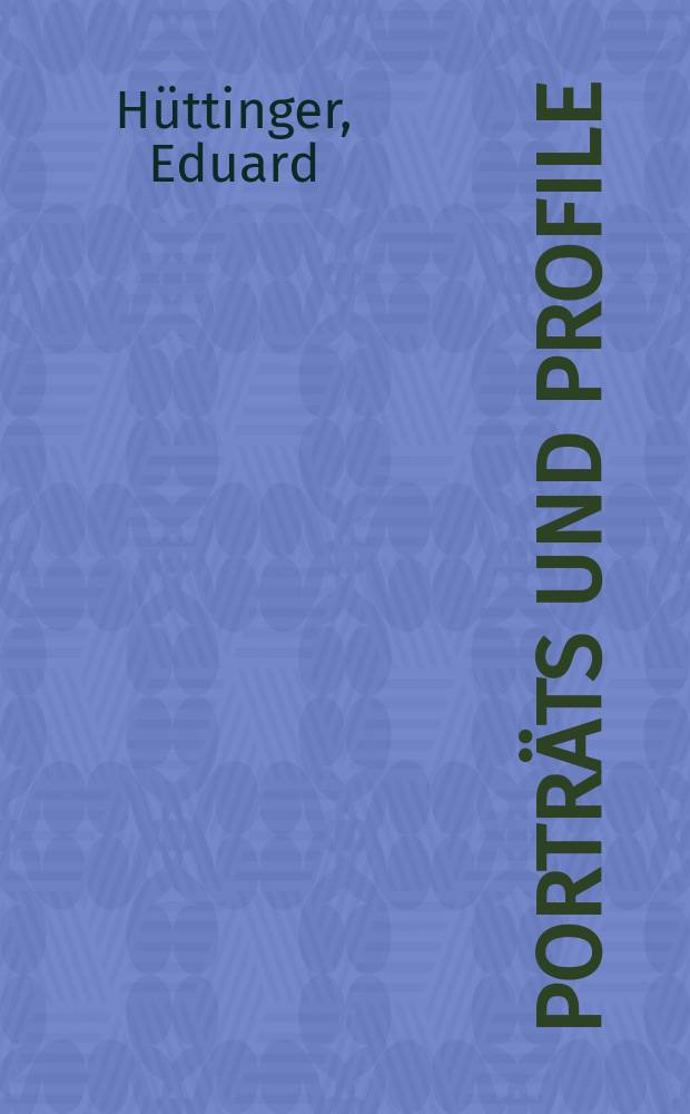 Porträts und Profile : Zur Geschichte der Kunstgeschichte = Портреты и профили