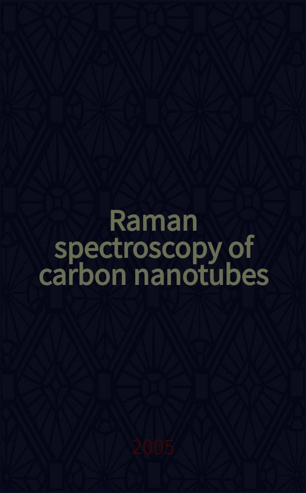 Raman spectroscopy of carbon nanotubes
