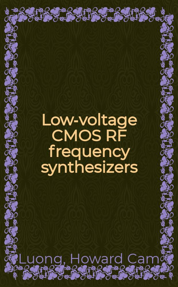 Low-voltage CMOS RF frequency synthesizers