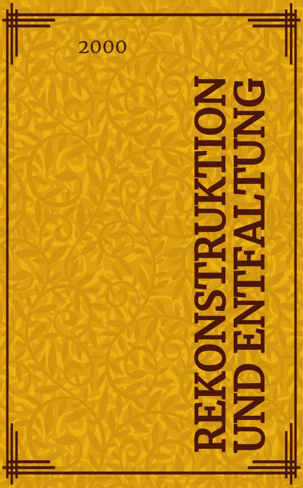 Rekonstruktion und Entfaltung : exegetische Untersuchungen zu Joh 15 und 16 = Реконструкция и развитие: Экзегетическое исследование глав 14 и 15 Евангелия от Иоанна