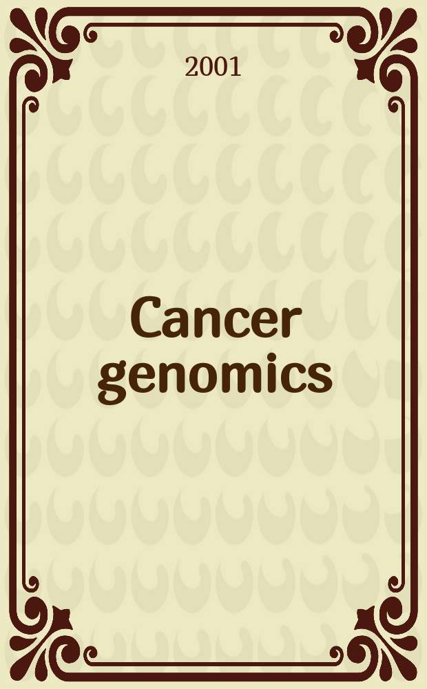 Cancer genomics