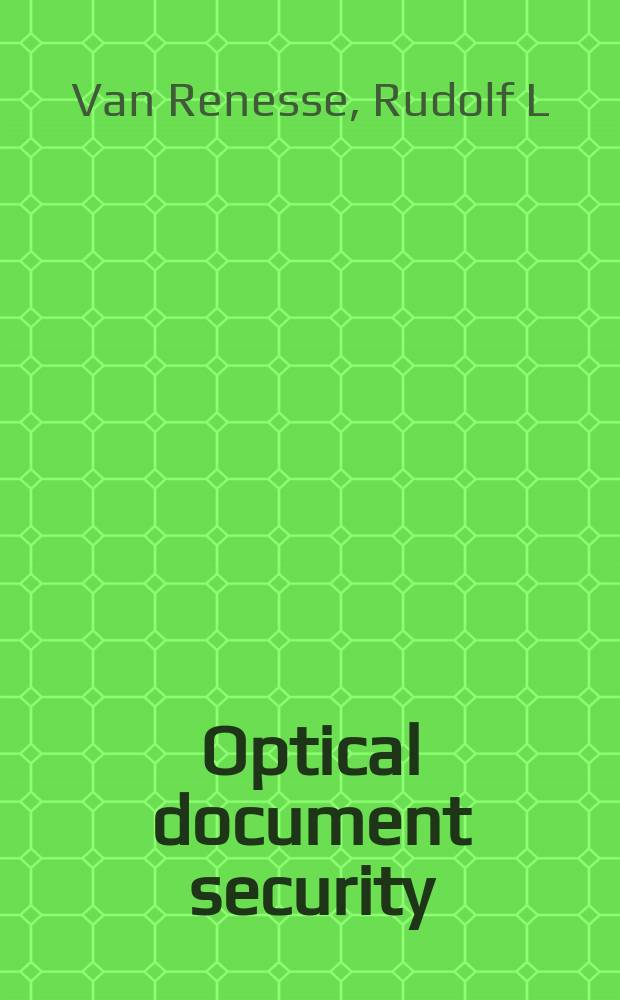 Optical document security